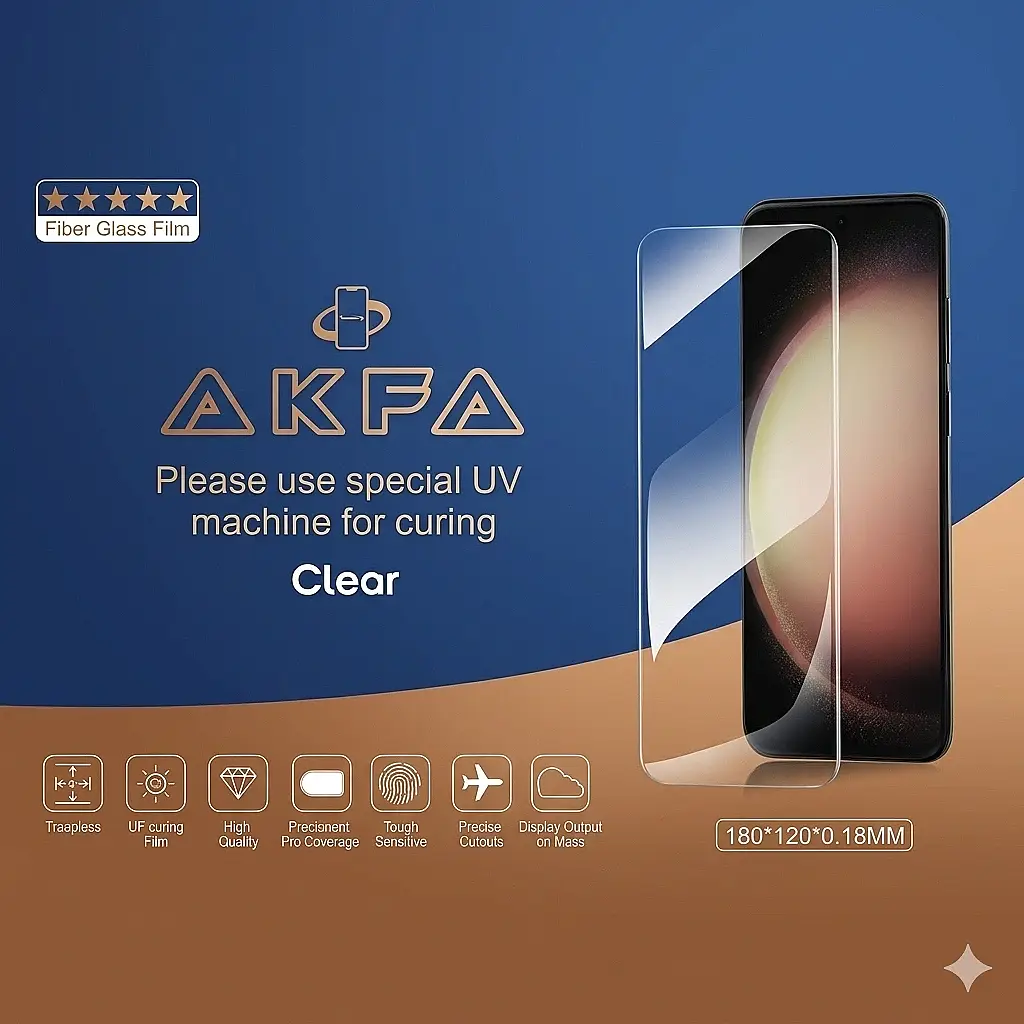 Akfa 0,18 mm UV Ekran Koruyucu_ 25 li paket - 1