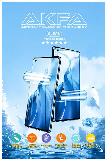 Akfa 5A Repair Clean Nano Şeffaf Ekran Koruyucu_50 li Paket 120x180
