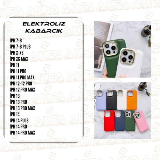 Akfa Elektroliz Kabarcık Kılıf - (Modeller İçin Katalog Talep Ediniz)