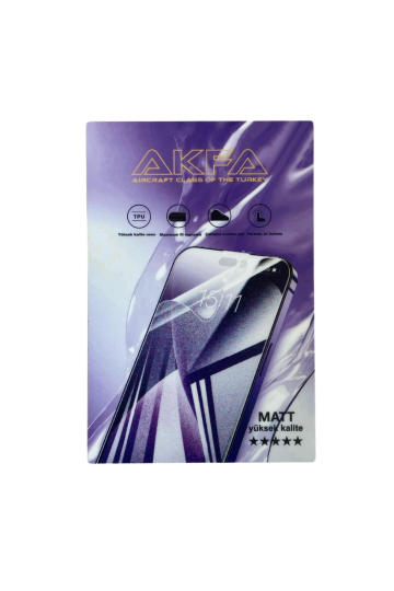 Akfa Mat Nano Ekran Koruyucu _ 50 li Paket 120x180 mm