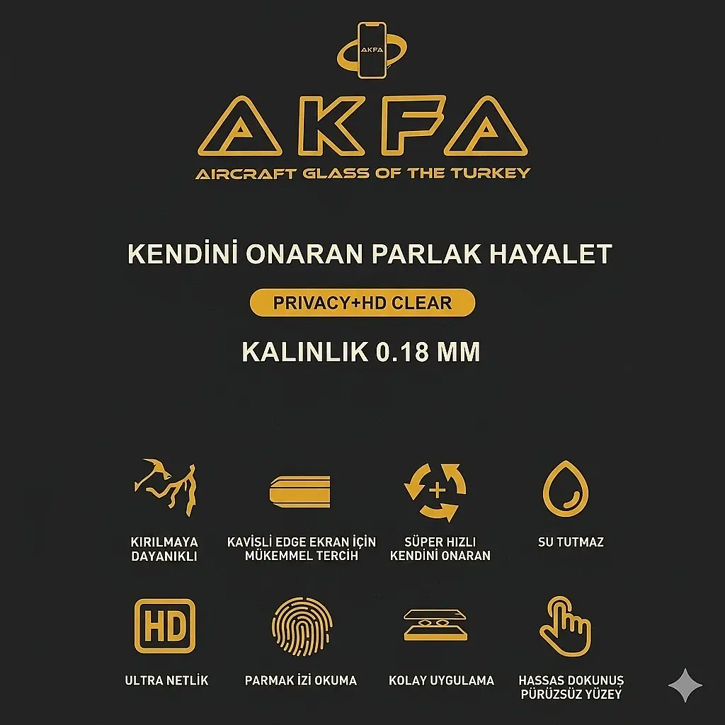 Akfa Parlak Hayalet Ekran Koruyucu _ 50l'li Paket 120x180 mm - 1
