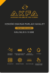 Akfa Parlak Hayalet Ekran Koruyucu _ 50l'li Paket 120x180 mm