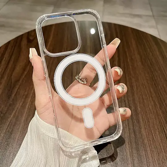 Akfa Şeffaf MagSafe Telefon Kılıfı – Kristal Şeffaf Tasarım - 3
