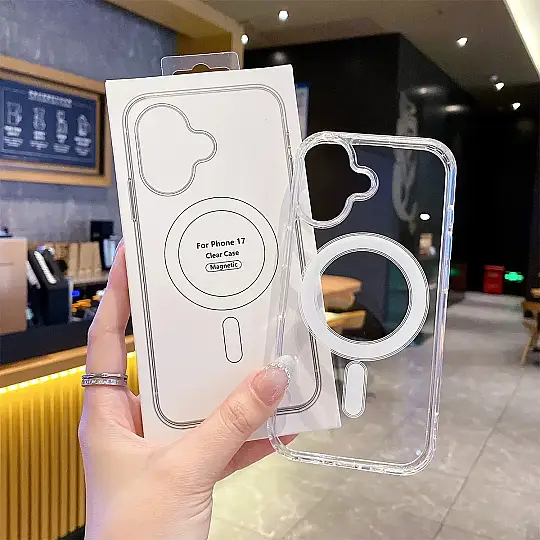 Akfa Şeffaf MagSafe Telefon Kılıfı – Kristal Şeffaf Tasarım - 6