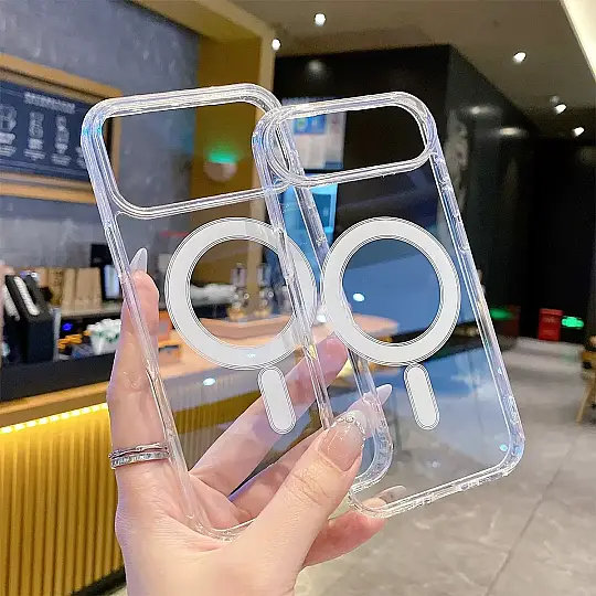Akfa Şeffaf MagSafe Telefon Kılıfı – Kristal Şeffaf Tasarım