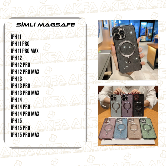 Akfa Simli Magsafe Kılıf - (Modeller İçin Katalog Talep Ediniz)