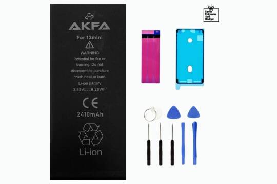 Apple iPhone 12 Mini Premium Akfa Telefon Batarya 2410 MAH (Maxi Performans) - 1