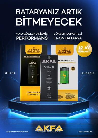 Apple iPhone 12 Mini Premium Akfa Telefon Batarya 2410 MAH (Maxi Performans) - 3