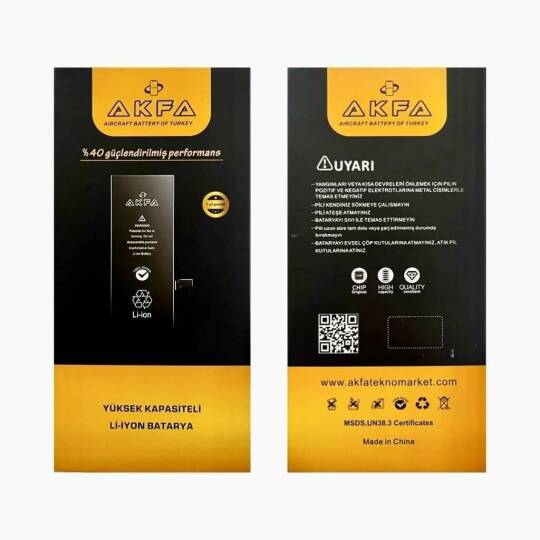 Apple iPhone 12 Premium Akfa Telefon Batarya 3210 mAH (Maxi Performans) - 2