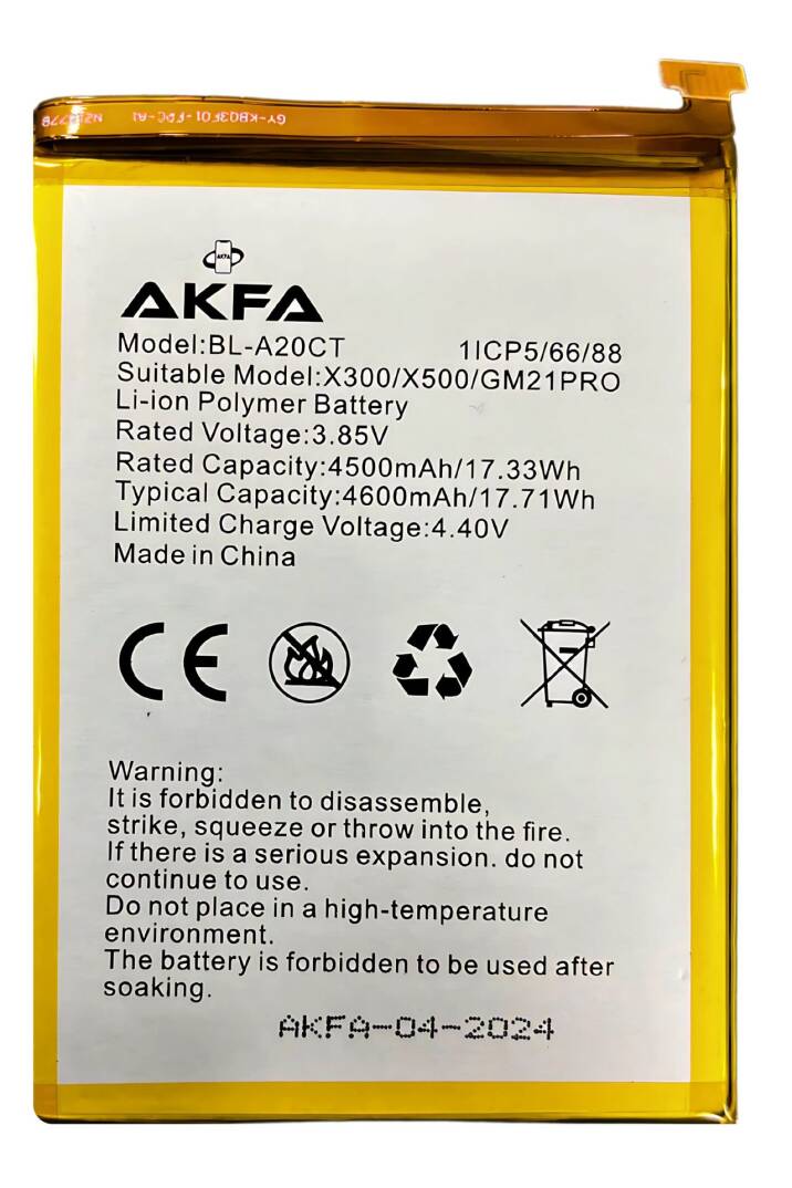 General Mobile GM21 Pro Premium Akfa Batarya (Maxi Performans) - 1