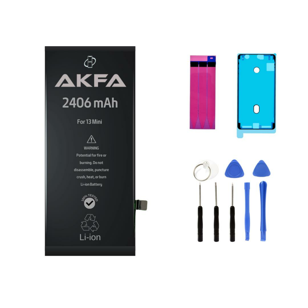 iPhone 13 Mini Premium Akfa Telefon Batarya 2500 mah (Maxi Performans) - 1