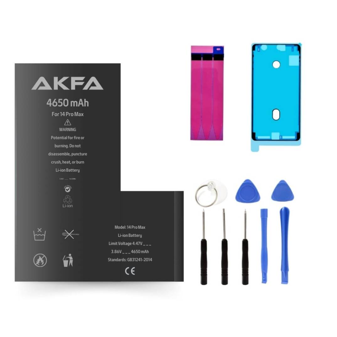 iPhone 14 Pro Max Premium Akfa Batarya- 4650 mAh(Maxi Performans) - 1