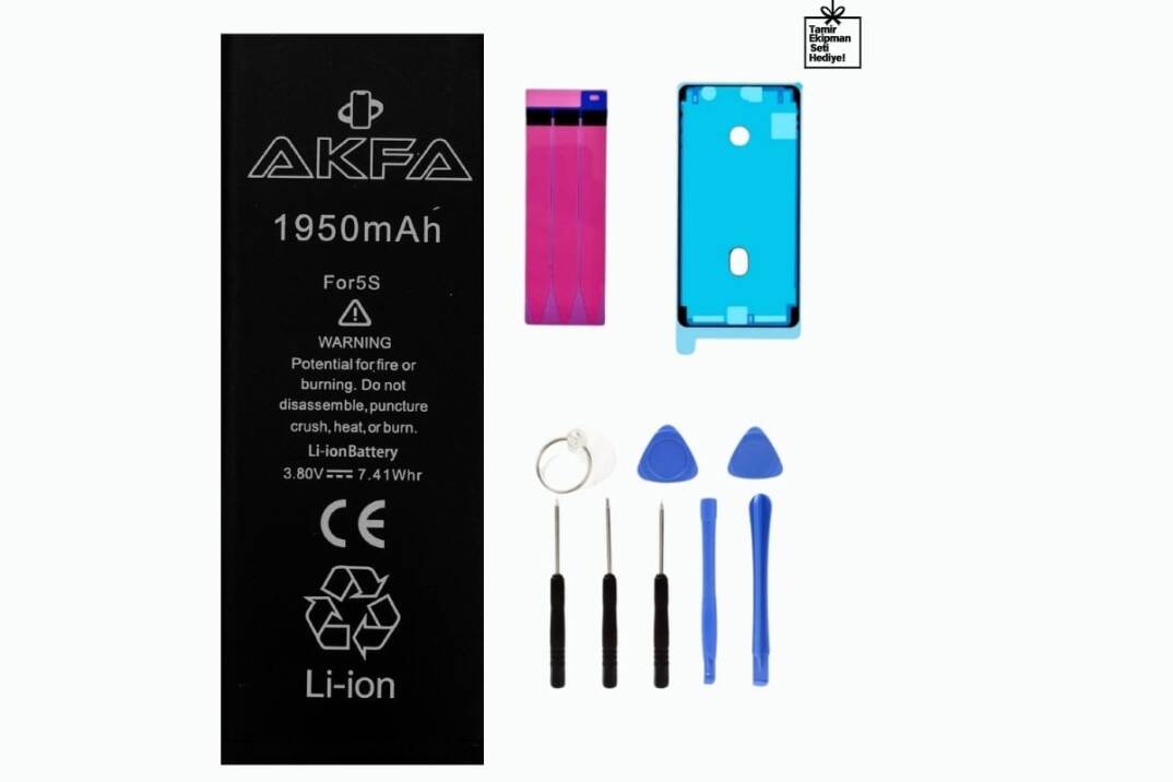 iPhone 5S Premium Akfa Telefon Batarya 1950 MAH - 1