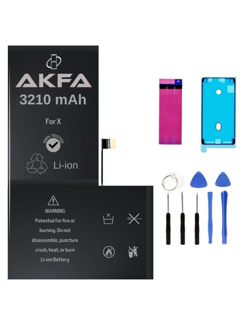 iPhone X Premium Akfa Telefon Batarya 3210 MAH - 1