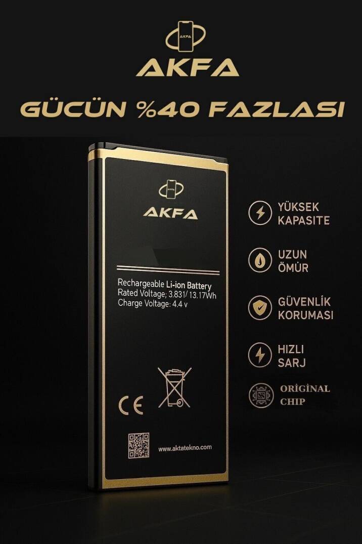 iPhone X Premium Akfa Telefon Batarya 3210 MAH - 3