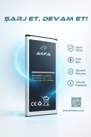 iPhone X Premium Akfa Telefon Batarya 3210 MAH - 4