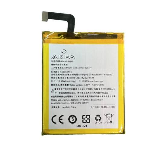 Xiaomi Mi 6 Telefon Akfa Batarya